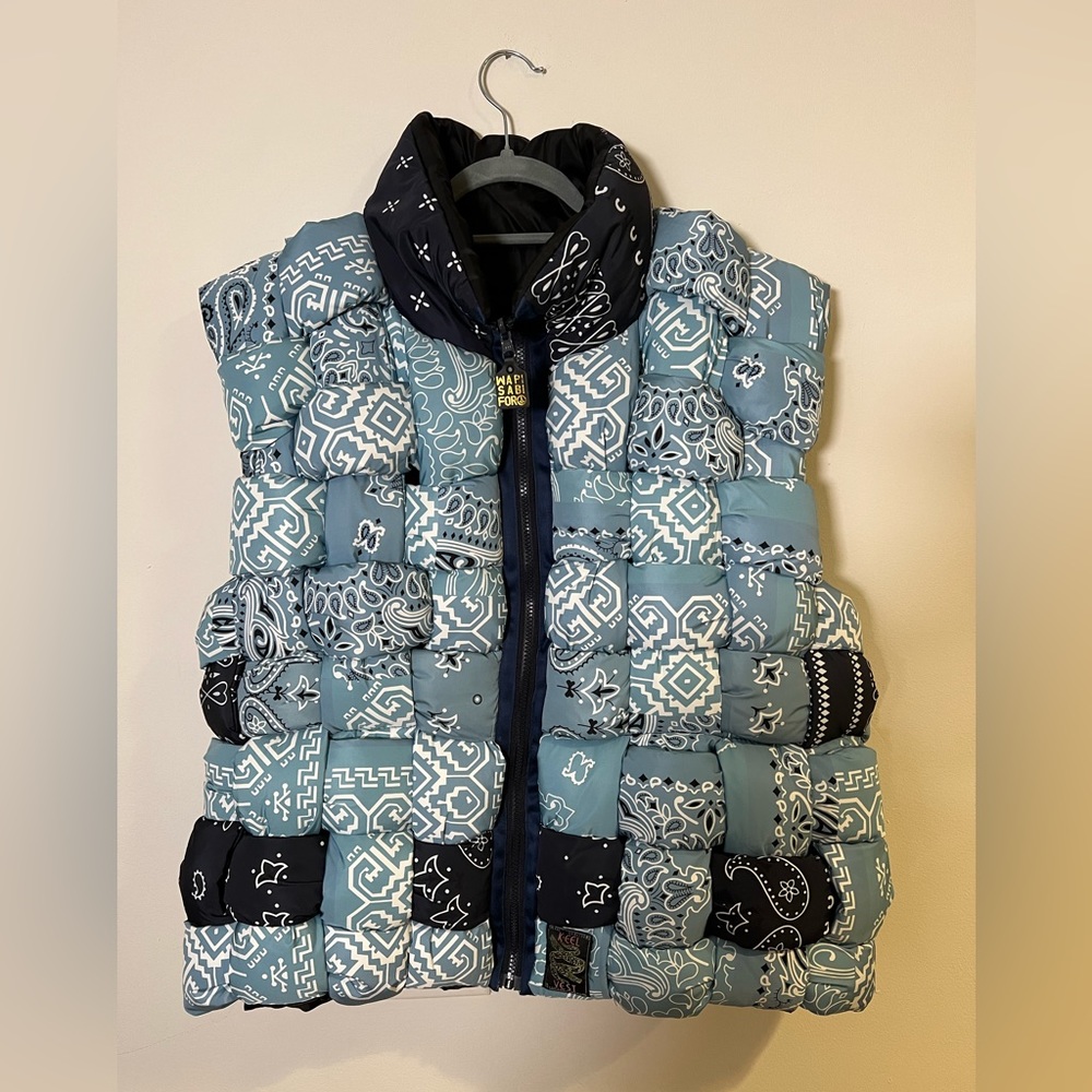 Kapital Keel Vest blue/navy bandana print. Bought in Japan, Size 3 (large).